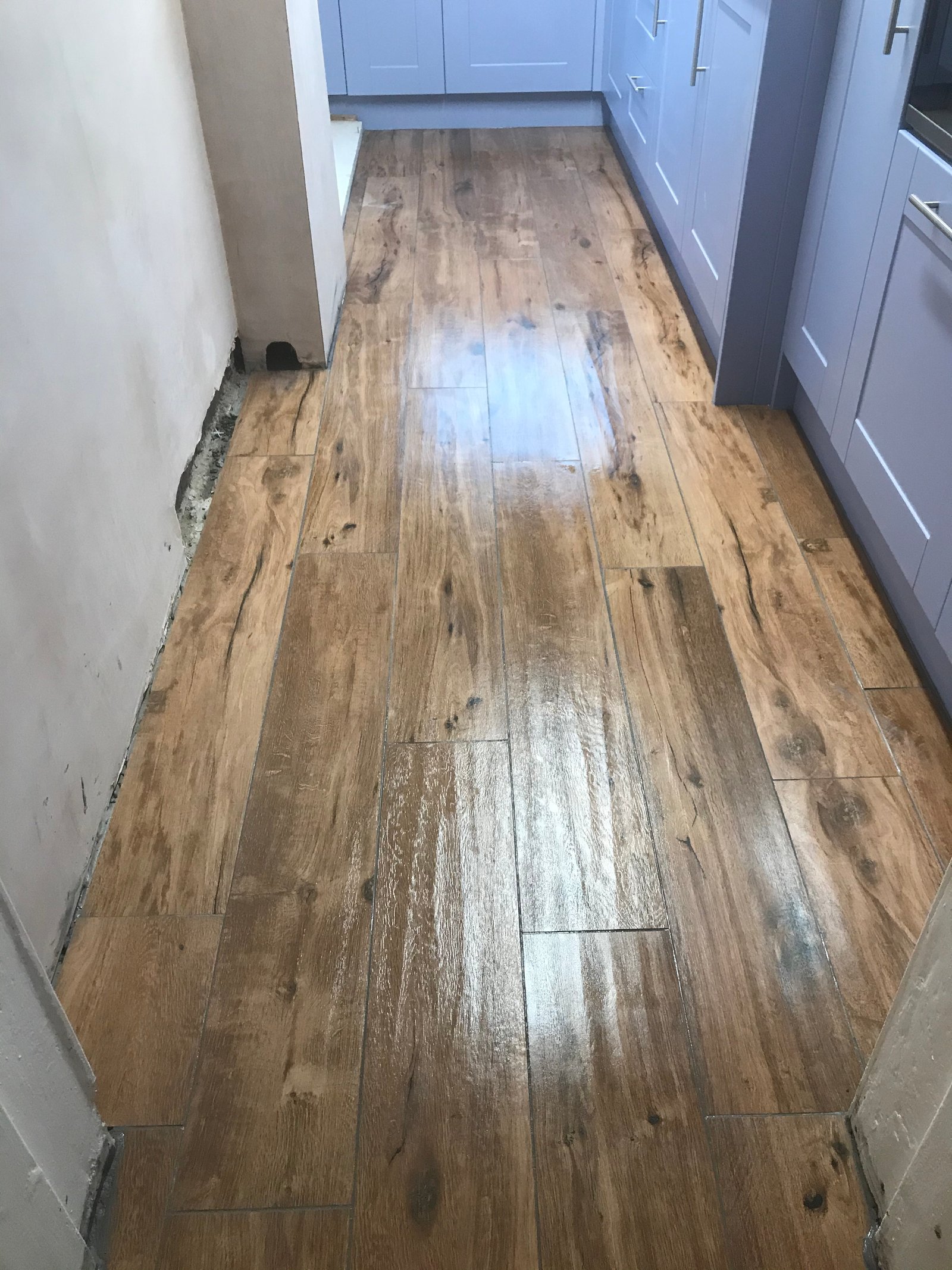 Hallway Floor with Ceramic Tiles